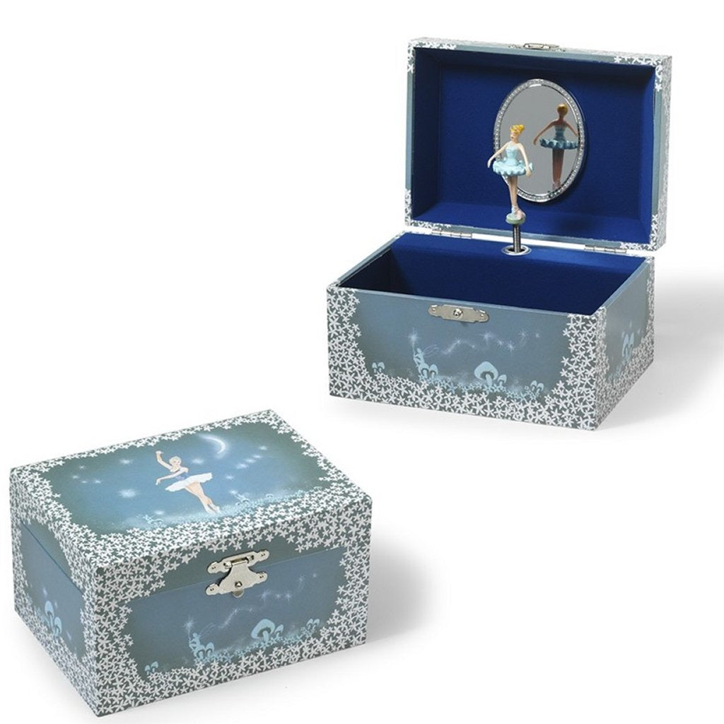 Einfach für Kinder einfach für Juwelier Music Box Ballerina Blau Kleid blau Weiß