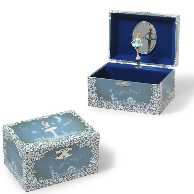 Einfach für Kinder einfach für Juwelier Music Box Ballerina Blau Kleid blau Weiß