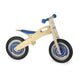 Holzbalchen -Fahrrad einfach - blau