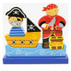 Einfach für Kinder einfach für magnetisches Piratenrätsel