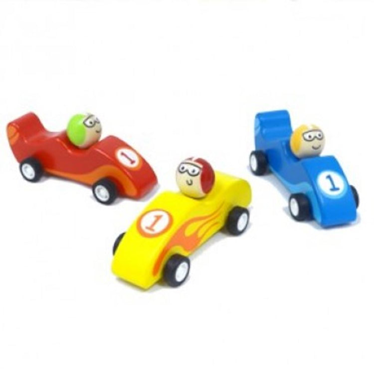 Rennwagen-Rückzug, farbig, 4-fach sortiert. 3+