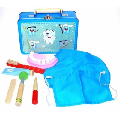 Simply for Kids 35952 Dental-Set aus Holz im Blechetui