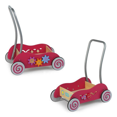 Einfach für Kinder einfach für Holzschubwagen rosa