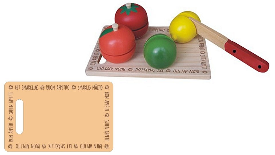 Einfach für Kinder einfach für Holzfrüchte Snijset
