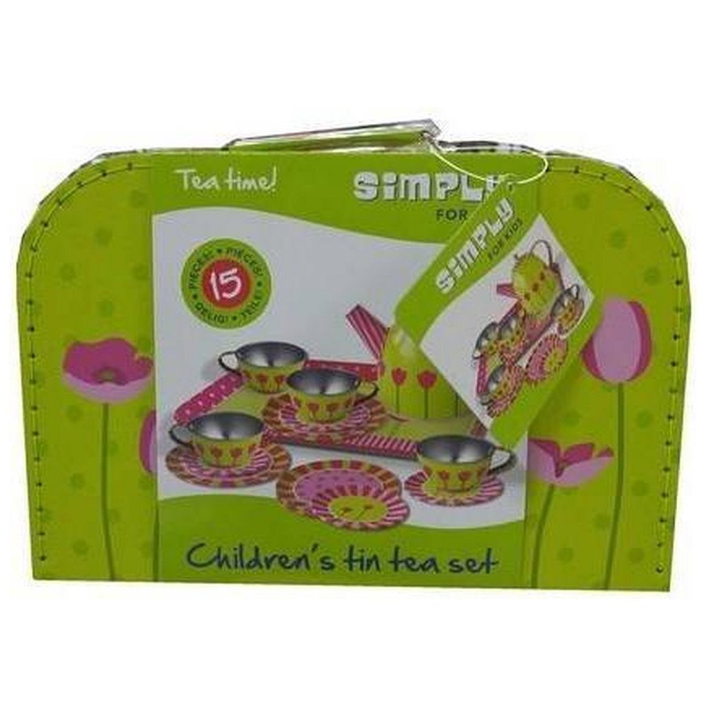 Einfach für Kinder einfach für Zinn -Tulpe -Tee im Koffer