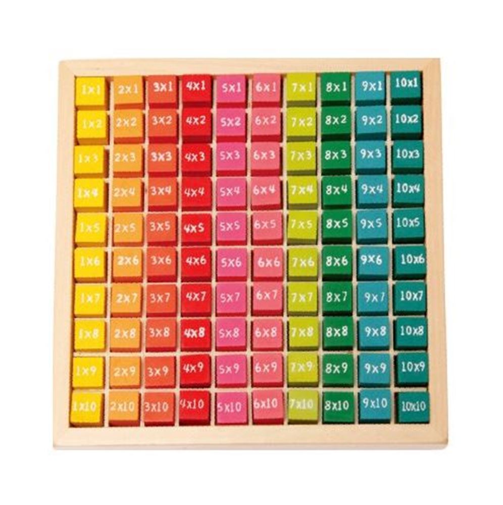 Mathe-Spiel aus Holz
