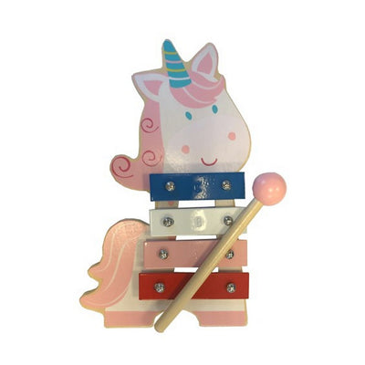 Einfach für Kinder einfach für hölzernen Einhorn -Xyrophon