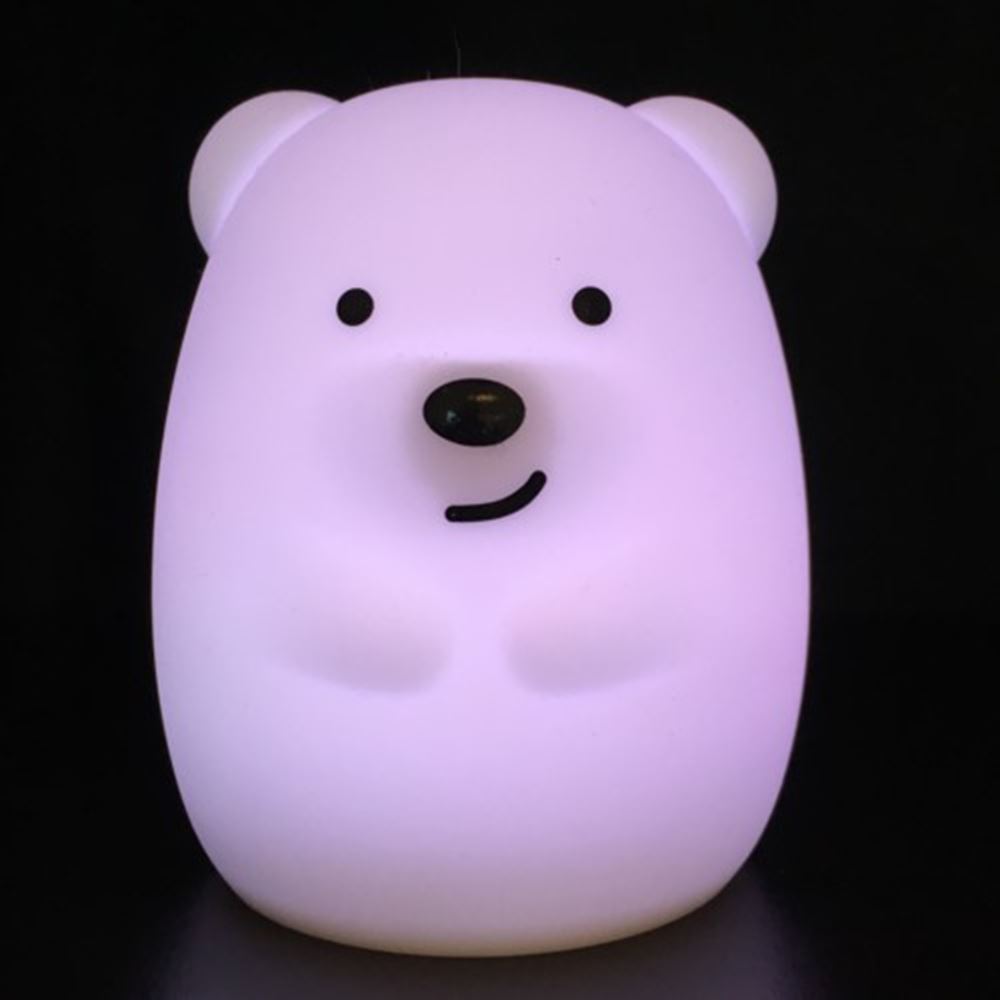 Nachtlampe Silikonbär groß. 1+