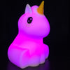 Einhorn-Nachtlampe aus Silikon. 1+