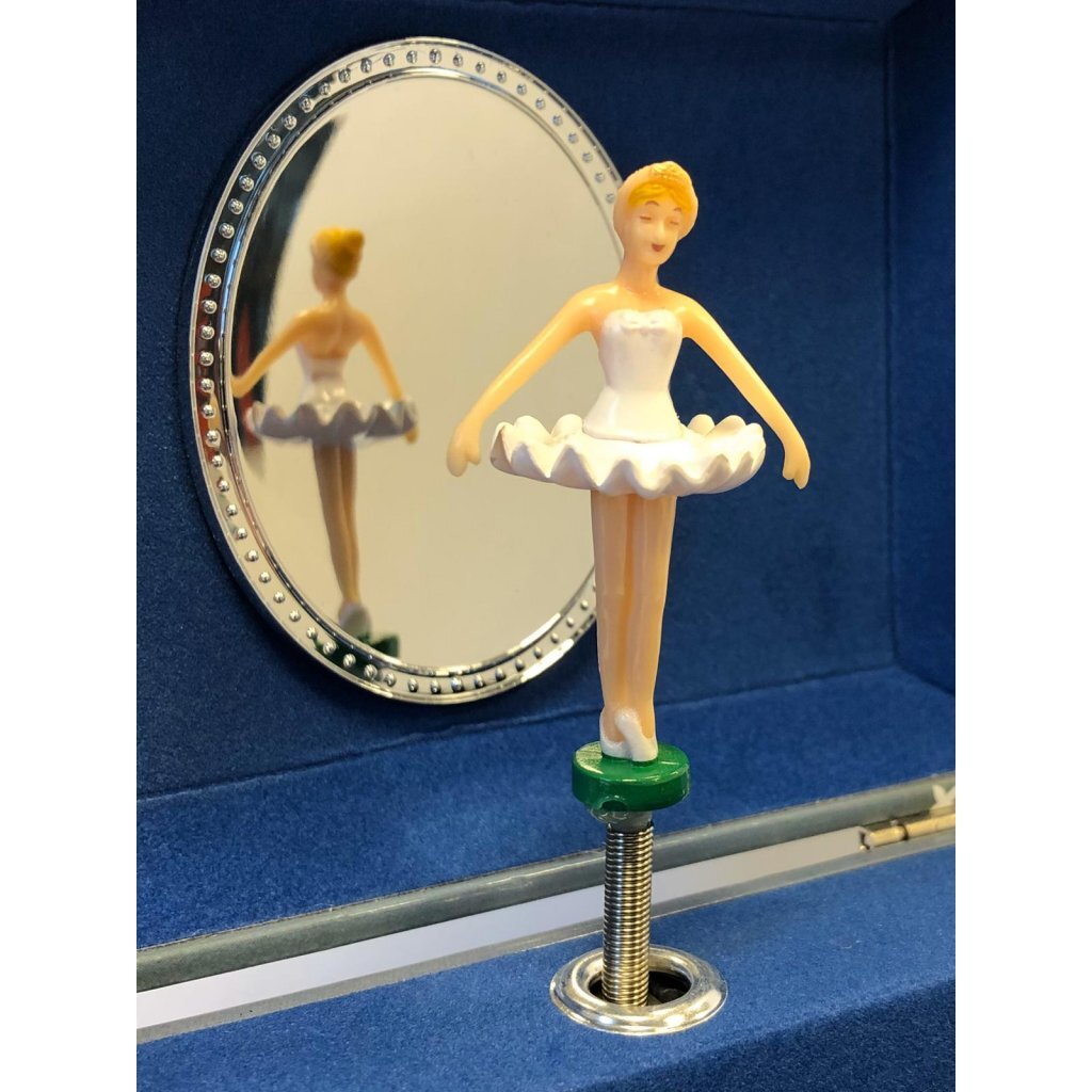 Einfach für Kinder einfach für Juwelier Music Box Ballerina White Kleid Blau Weiß
