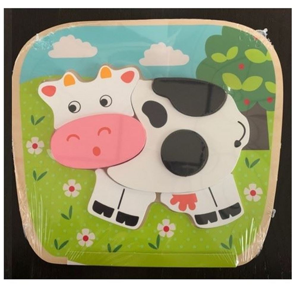 Puzzle Kuh 6 Teile 1+ 22x20x2 cm