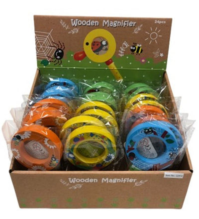 Holzlupe. 4 Achsen 12 Stück 3+