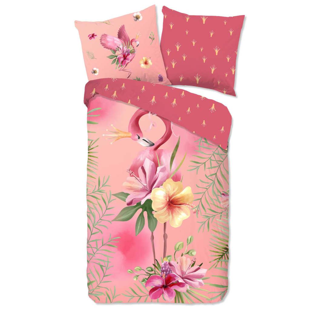 Guten Morgen Guten Morgen Kinderbecher Cover Queen 135x200 cm Pink