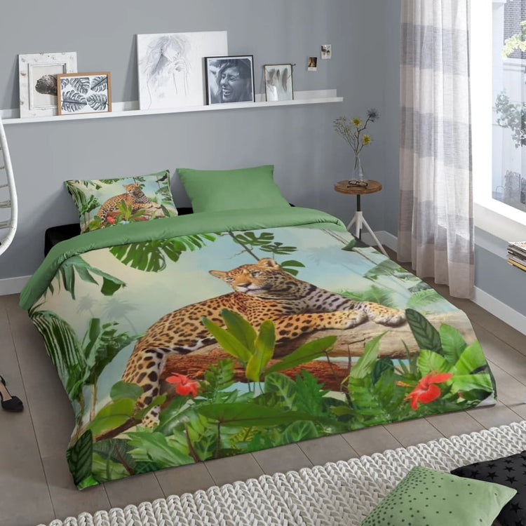 Guten Morgen Guten Morgen Duvet Cover Jungle 200x200 220 cm Multi -Colored