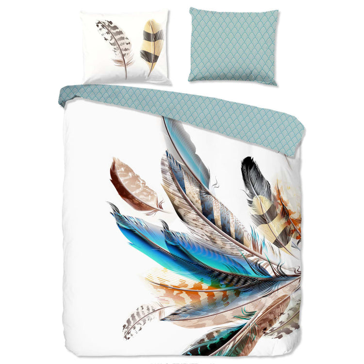 Guten Morgen Guten Morgen Duvet Cover Feder 155x220 cm Multi -Colored