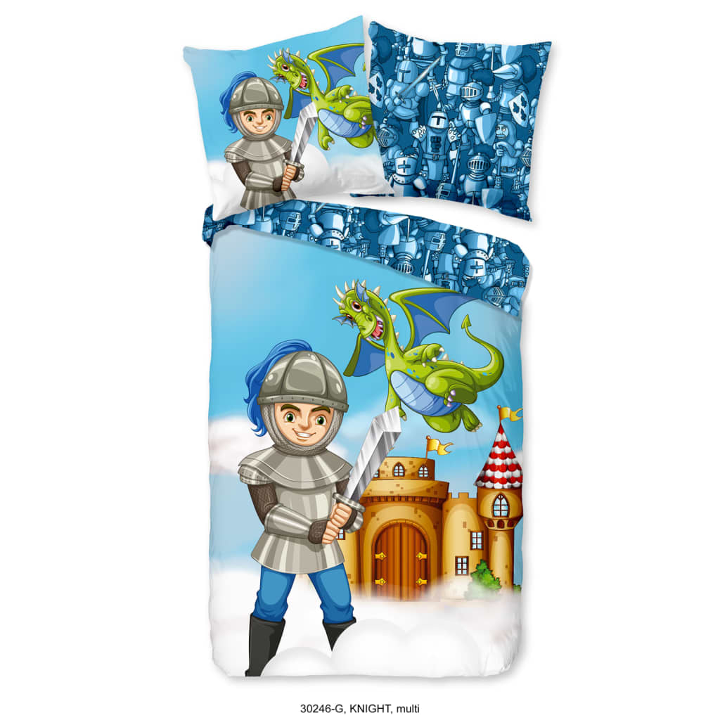 Guten Morgen Guten Morgen Kinderpokal Cover Ritter 135x200 cm