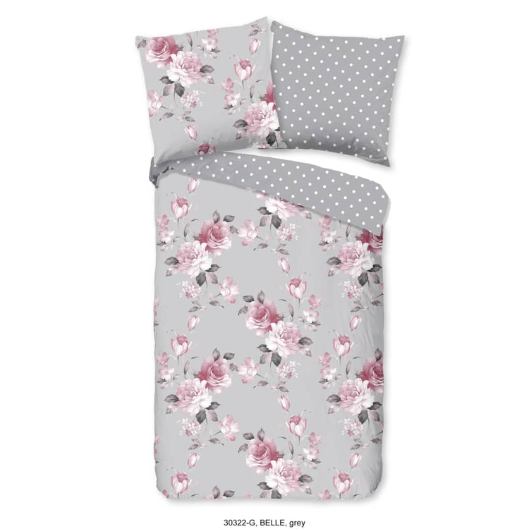 Guten Morgen Guten Morgen Duvet Cover Belle 135x200 cm grau