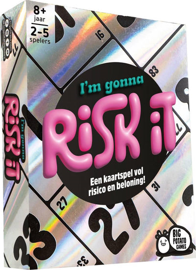 Asmodee risk it – spannendes Partyspiel für Freunde und Familie – Kartenspiel – 2 bis 5 Spieler – ab 8 Jahren – ideal als Reisespiel