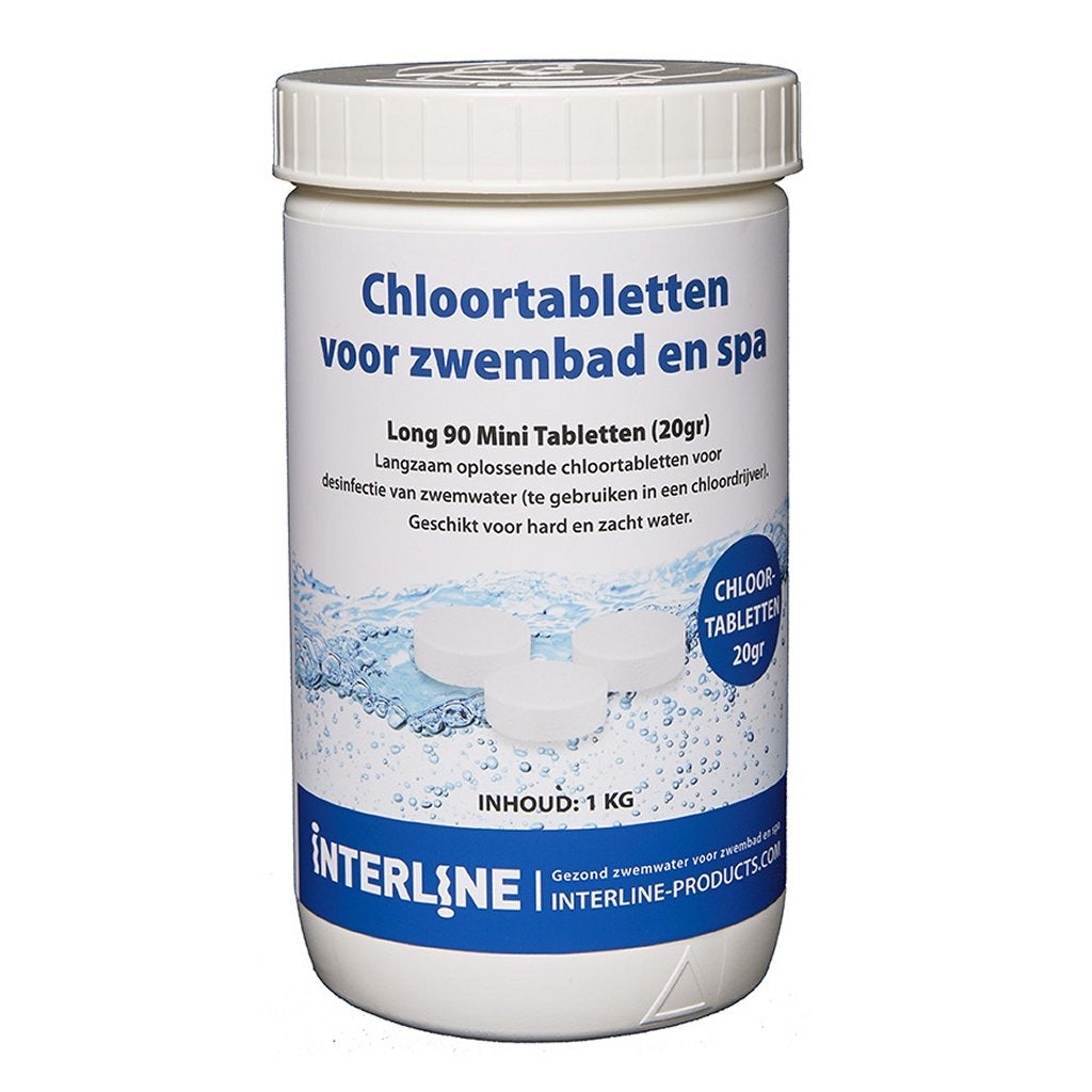 Interline -Chlor -Tabletten Long90 20gram 1 kg