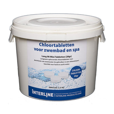 Interline -Chloort -Tabletten Long90 20gram 2,5 kg