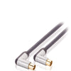 Profigold Profigold Prov8803 Coax Cable Male auf Frauen auf Aktien 3,00 m schwarz