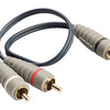 Bandridge Bandridge BAL4600 Subwoofer Kabel 2x RCA männliche RCA weiblich 0,20 m blau
