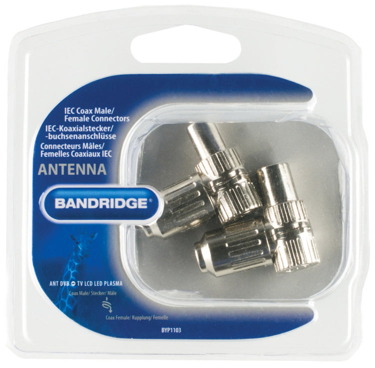 Bandridge Bandridge BYP1103 IEC Coax Connectors Männliche Frau