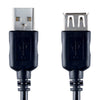 Bandridge Bandridge USB 2.0 A Mann zu USB 2.0 a weiblich 2 m schwarz