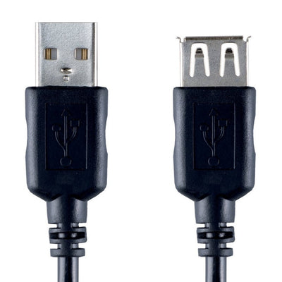 Bandridge Bandridge USB 2.0 A Mann zu USB 2.0 a weiblich 2 m schwarz