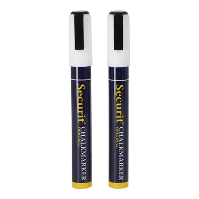 Kreidemarker Set 2 2-6 mm weißer Securit