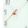 Nächste Zeit NEXTIME NE-8817WI WALL Clock Slide. 30 x 3,5 cm, Glas, weiß, 'edelrunde'