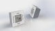 NÄCHSTES INTERIME NEXTIME NE-5190WI WARK WAR 7.4x4x7,4 cm Metall, Weiß, 'Turn4Time'