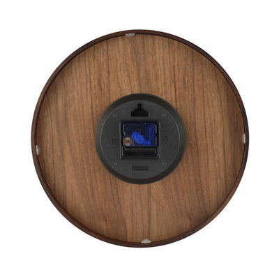 Nächste Zeit NEXTIME NE-3096BR WACK Clock Folie. 35 cm, Holz, braun, 'Holzholzmedium'