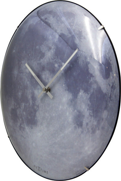 Nächste Zeit NEXTIME NE-3164 WALKTOCK-RIEB. 35 cm, Glühbirnenglas, "Blue Dome"