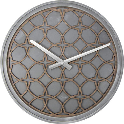 Nächste Zeit NEXTIME NE-3212BR WACK CRACK. 39,5 cm, Polyresin Wood, grau