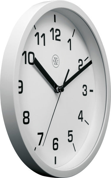 Nächste Zeit Weitere NX-7321WI Wanduhr NXT-Durchmesser 20 cm Kunststoff weiß, weißes Zifferblatt