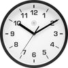 Nächste Zeit Weitere NX-7321WW Wanduhr NXT-Durchmesser 20 cm Kunststoff schwarz, weißes Zifferblatt