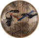 Nächste Zeit NEXTIME NE-3230 Wanduhr Tropica Ø40 Holz