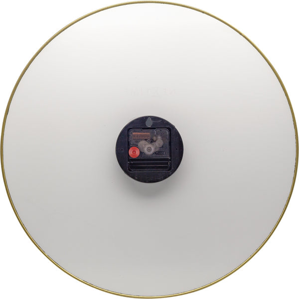 NÄCHSTE IMMIME NEXTIME NE-8189WI WALL-Uhr Marmor Ø 40 cm Weiß