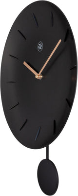 Nächste Zeit Weitere NX-7339WW Wanduhr NXT Bowl Ø 30 cm schwarz - afbeelding 3