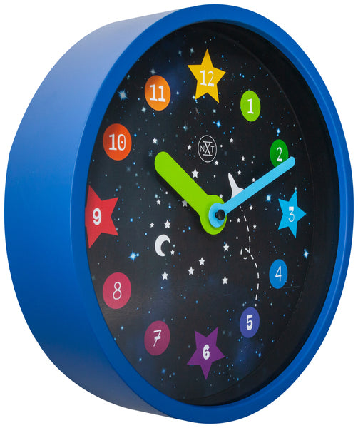 Nächste Zeit Weitere NX-7356 Wanduhr NXT Apollo Dia 30cm Kunststoff Blau