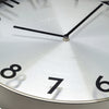 Nächste Zeit NEXTIME NE -3289GS Metallwanduhr 40 cm -Quiet Uhr Metallreflexion