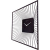 NEXTIME WALKTOCK Square 45x45x15 cm Black Metall