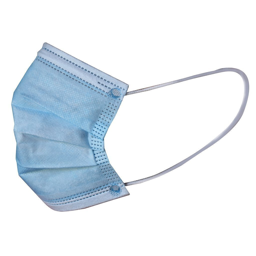 Mundkappen mit Gesichtsmasken 3-layer hypoallergen antiallergisch 25 Teile