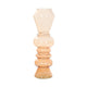 Leichte und lebendige Vase aus Glas ø13,5xh44,5cm