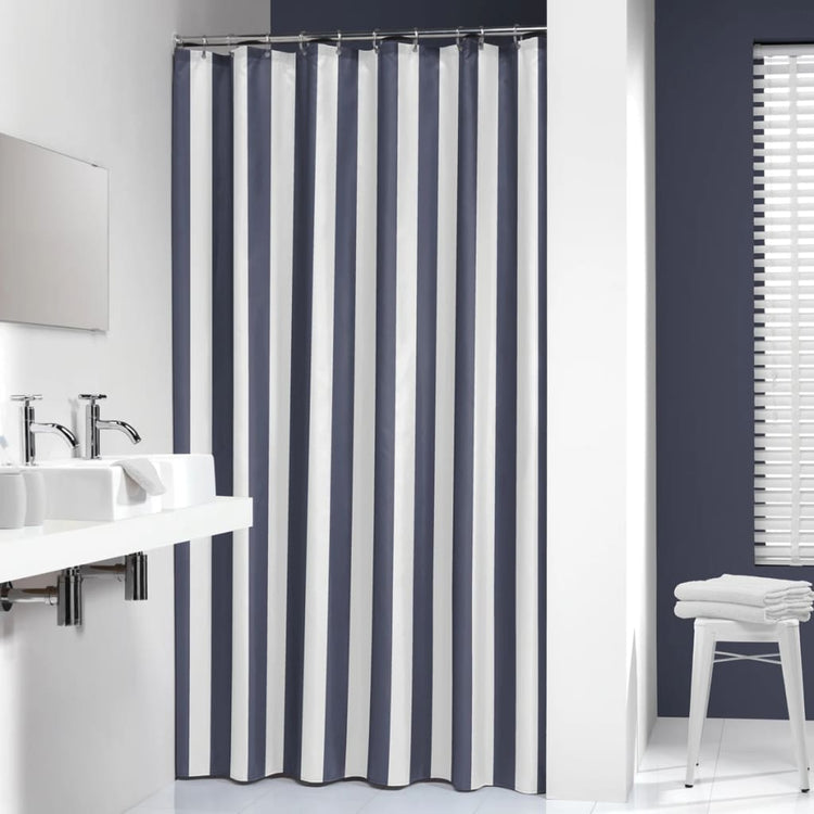 Dichtungsfäle Dichtungsfell Duschvorhang Linje 180 cm Blau 233011324