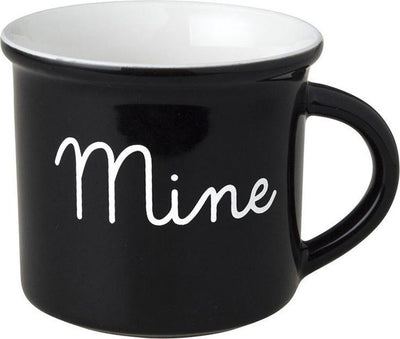 Niederländische Rose Dutch Rose Black White Cup Mine schwarz