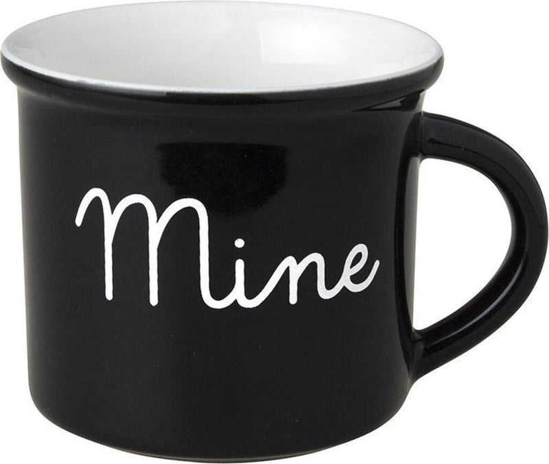 Niederländische Rose Dutch Rose Black White Cup Mine schwarz