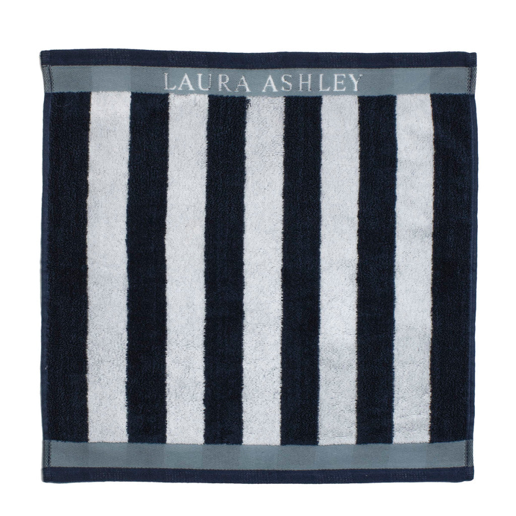 Laura Ashley Laura Ashley Küchentuch Mitternachtsstreifen 50x50 cm dunkelblau