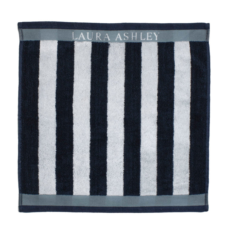 Laura Ashley Laura Ashley Küchentuch Mitternachtsstreifen 50x50 cm dunkelblau